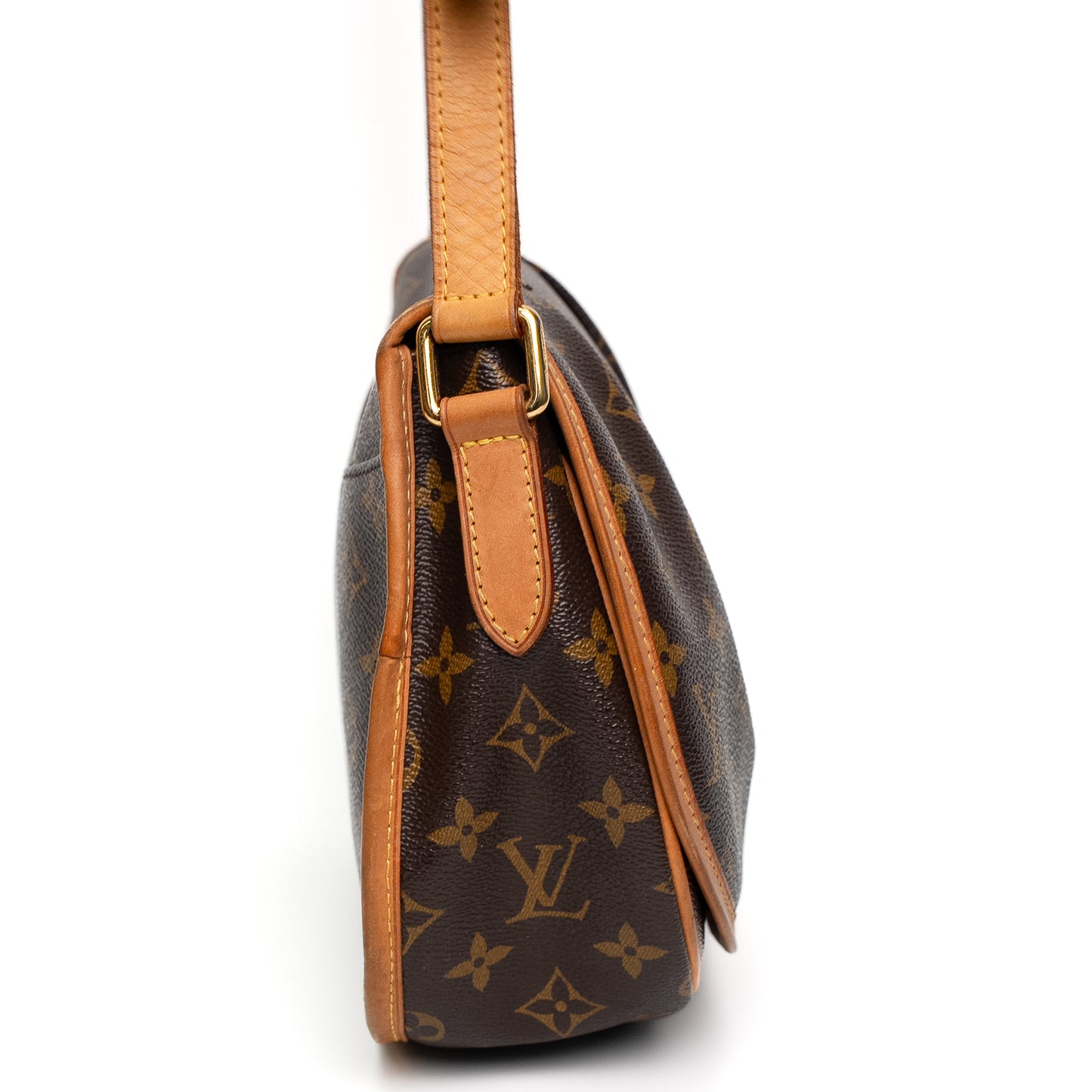 Louis Vuitton Menilmontant MM Brown Monogram Shoulder Bag