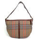 Burberry House Tweed Check Wool Shoulder Bag