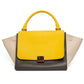 Celine Trapeze Multicolour Leather Top Handle Bag