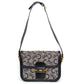 Celine Carriage Navy Canvas Shoulder Bag