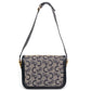 Celine Carriage Navy Canvas Shoulder Bag