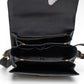 Celine Carriage Navy Canvas Shoulder Bag