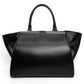Fendi Black Leather Top Handle Bag