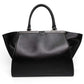 Fendi Black Leather Top Handle Bag