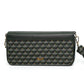 Fauré Le Page Grey Printed Crossbody Bag