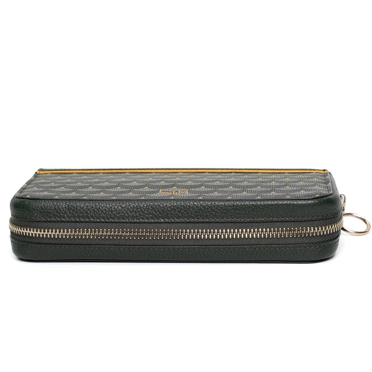 Fauré Le Page Grey Printed Crossbody Bag