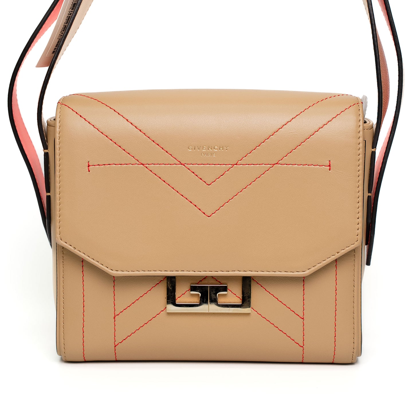 Givenchy Eden Beige Leather Top Handle Bag