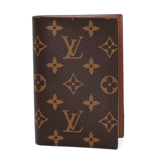Louis Vuitton Monogram Passport Cover Coated Canvas Wallet