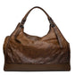 Burberry Nutmeg Degrade Lace Leather Hobo Bag
