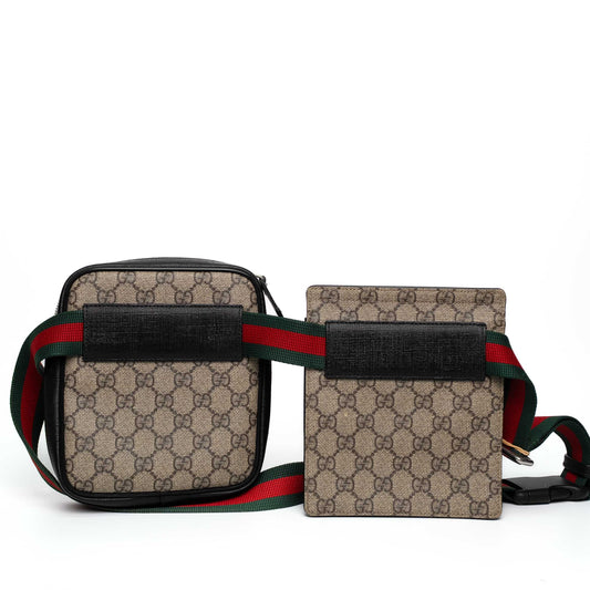 Gucci GG Supreme Canvas Crossbody Set