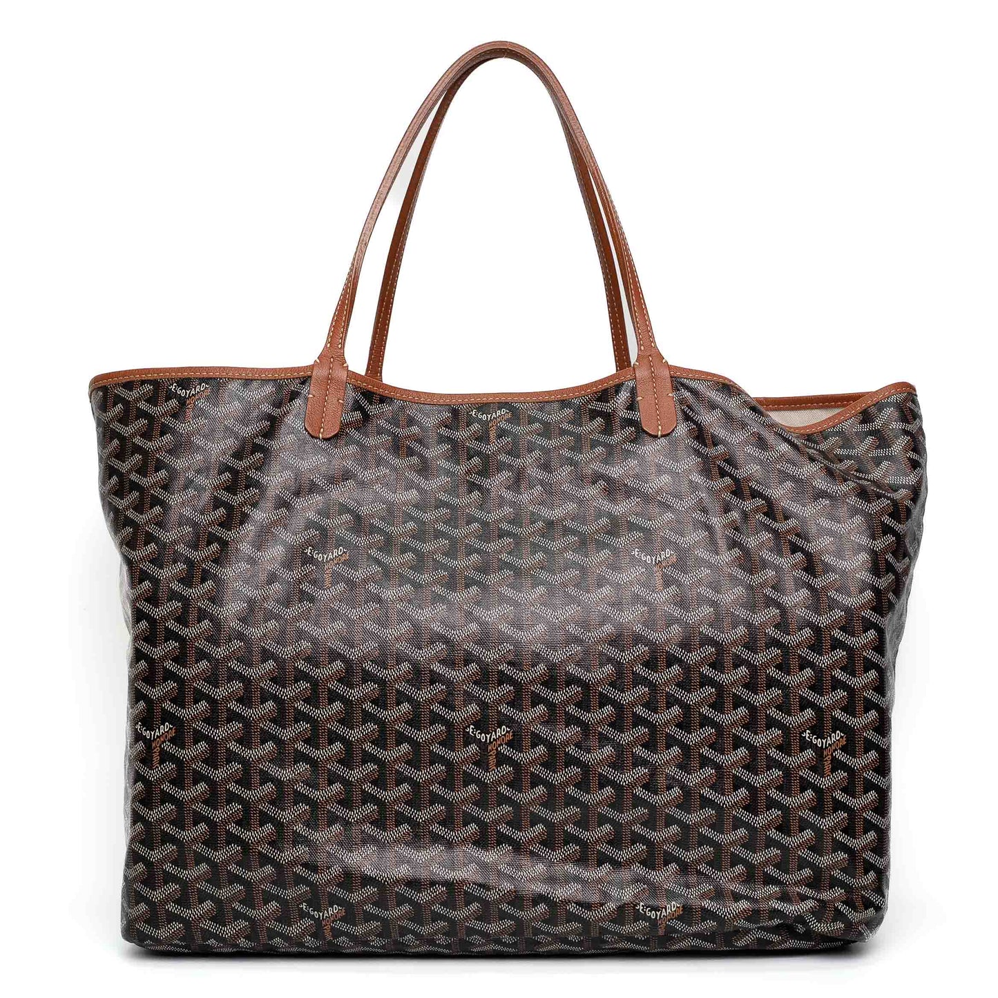 Goyard Saint Louis Brown Canvas Tote