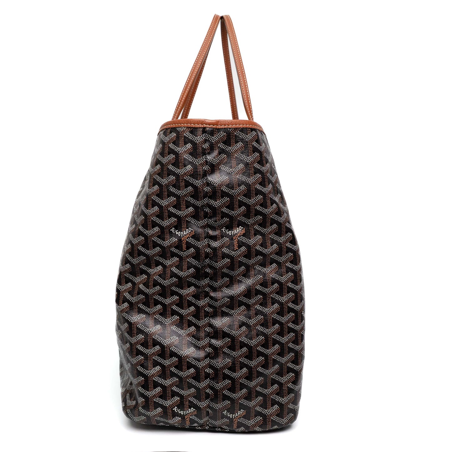 Goyard Saint Louis Brown Canvas Tote