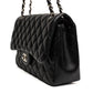 Chanel Classic Jumbo Black Caviar Flap Bag
