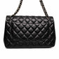 Chanel Classic Jumbo Black Caviar Flap Bag