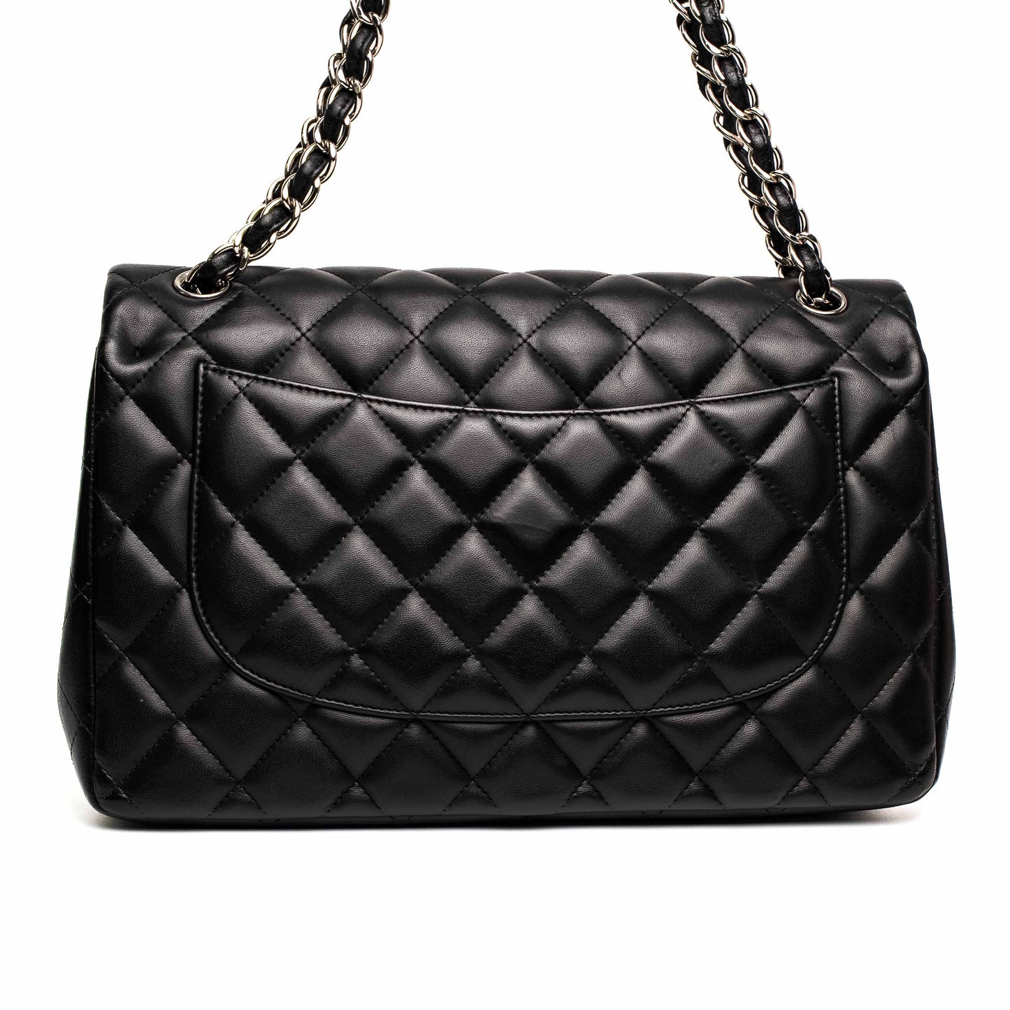 Chanel Classic Jumbo Black Caviar Flap Bag