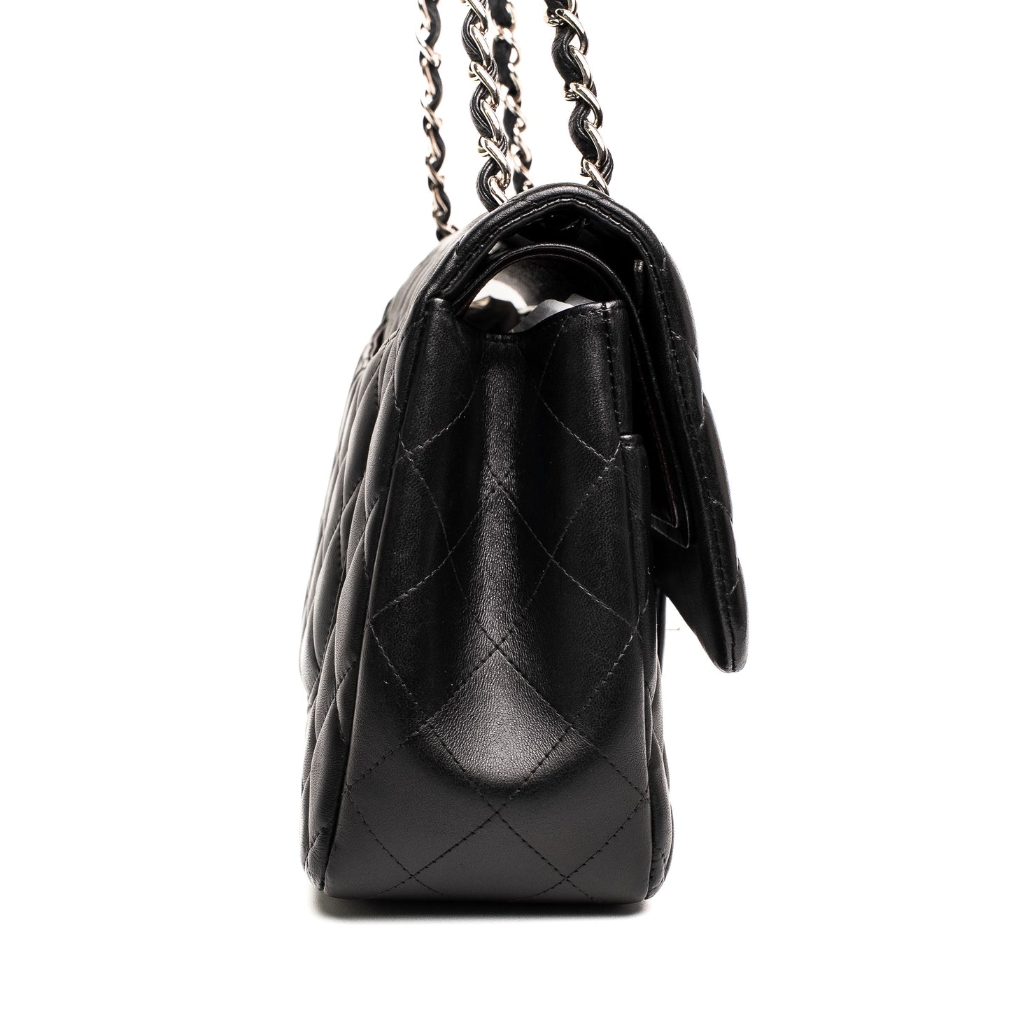 Chanel Classic Jumbo Black Caviar Flap Bag