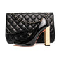 Chanel Classic Jumbo Black Caviar Flap Bag
