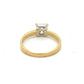 18ct Yellow & White Gold 1.00ct Diamond Solitaire Ring image 3