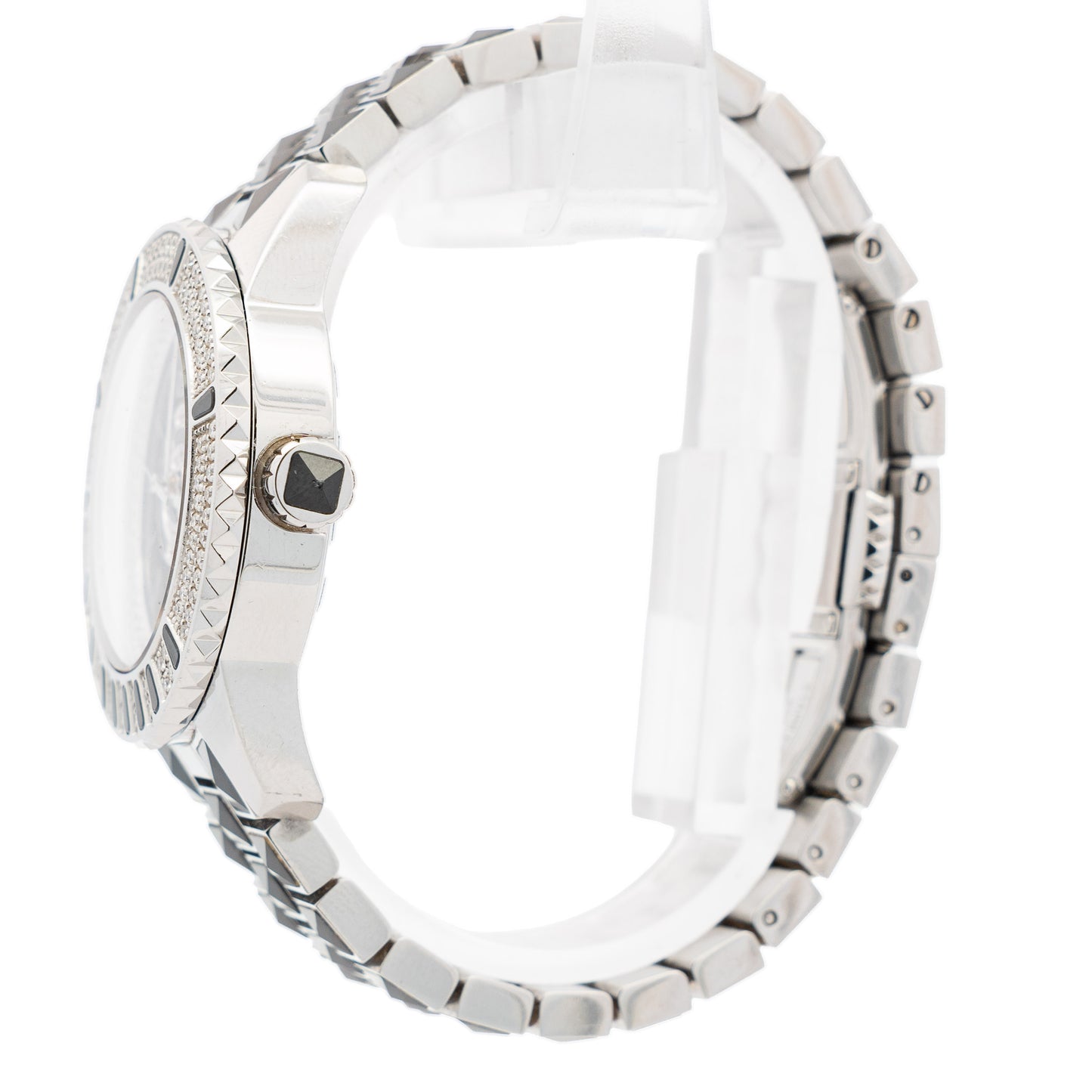 Christian Dior Christal Diamond Black Ceramic Watch