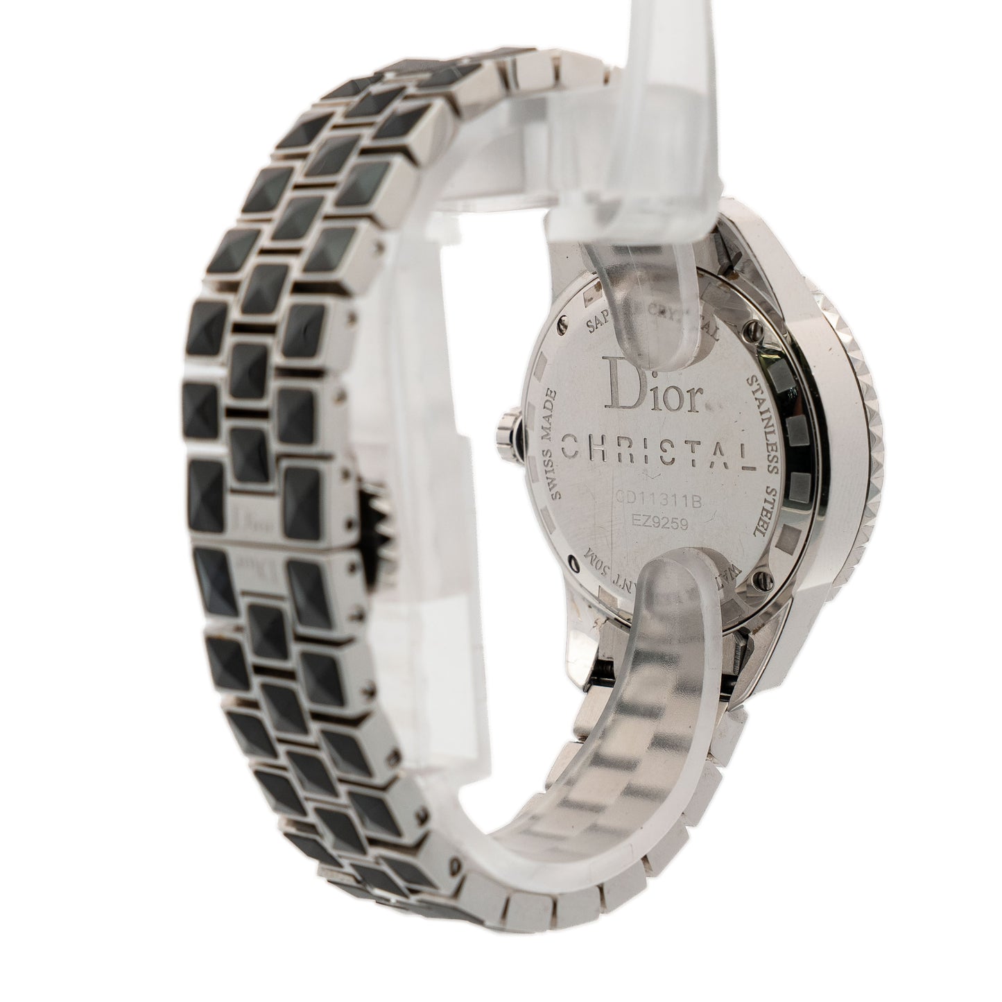 Christian Dior Christal Diamond Black Ceramic Watch