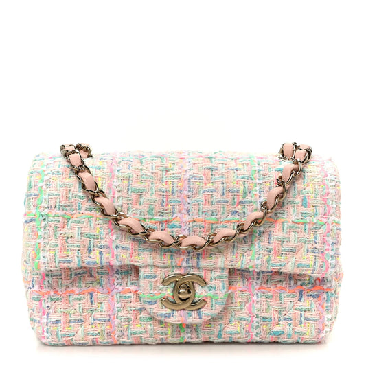 Chanel Tweed Mini Rectangular Flap Bag