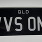 VVS ONE - Personlised Number Plate image 1