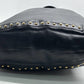 Vintage Gucci Babouska Heart Large Black Studded Leather Tote/Shopper Bag image 4