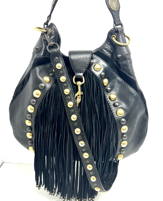 Vintage Gucci Babouska Hysteria Leather & Suede Shoulder Bag image 0
