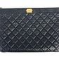 Chanel Quilted Caviar Boy Clutch image 0