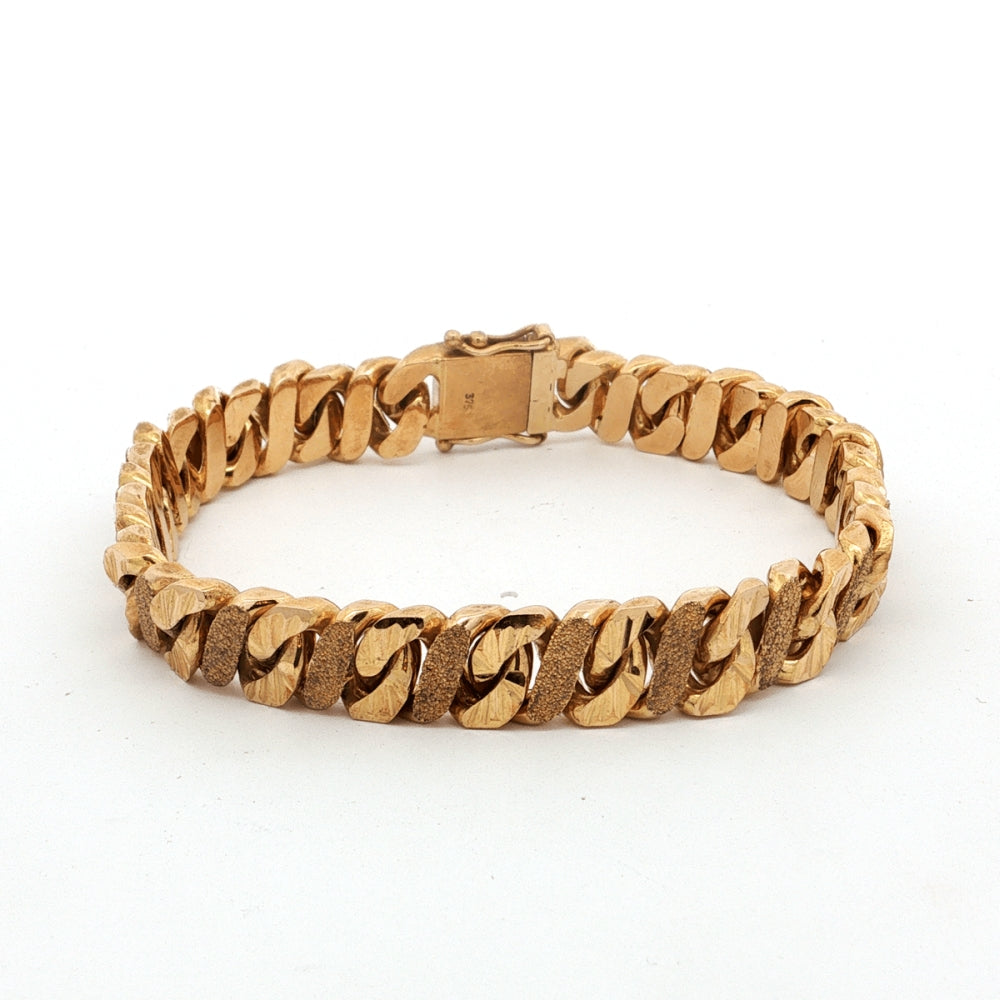 9ct Yellow Gold Curb Link Bracelet