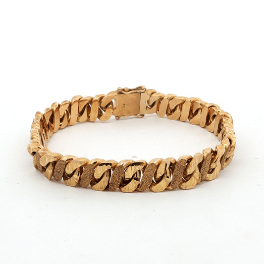 9ct Yellow Gold Curb Link Bracelet