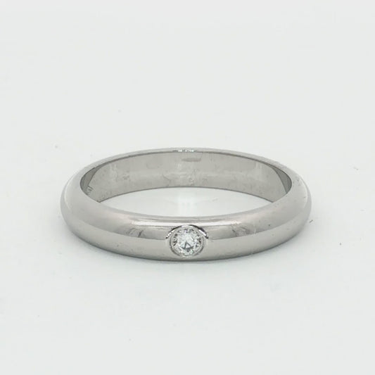 Cartier 1895 Platinum Diamond Wedding Band