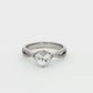 Platinum Sapphire & Diamond Ring