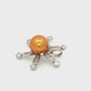 Platinum South Sea Pearl Diamond Star Pendant