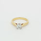Yellow Gold Hearts on Fire Diamond Ring