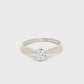 18ct White Gold Diamond Solitaire Ring
