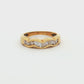 Yellow Gold Diamond Baguette Ring