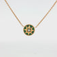 Dior Rose des Vents Gold Malachite Necklace