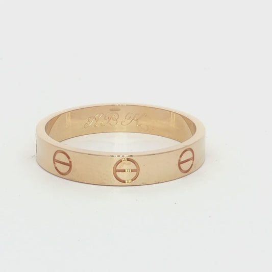Cartier LOVE Rose Gold Wedding Band