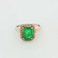 Yellow Gold Emerald Dress Ring