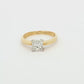 Classic Princess Cut 1.00ct Diamond Ring in Yellow Gold
