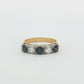 Yellow & White Gold Sapphire & Diamond Ring