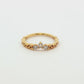 Pandora Tri-Stone Tiara Ring in Gold