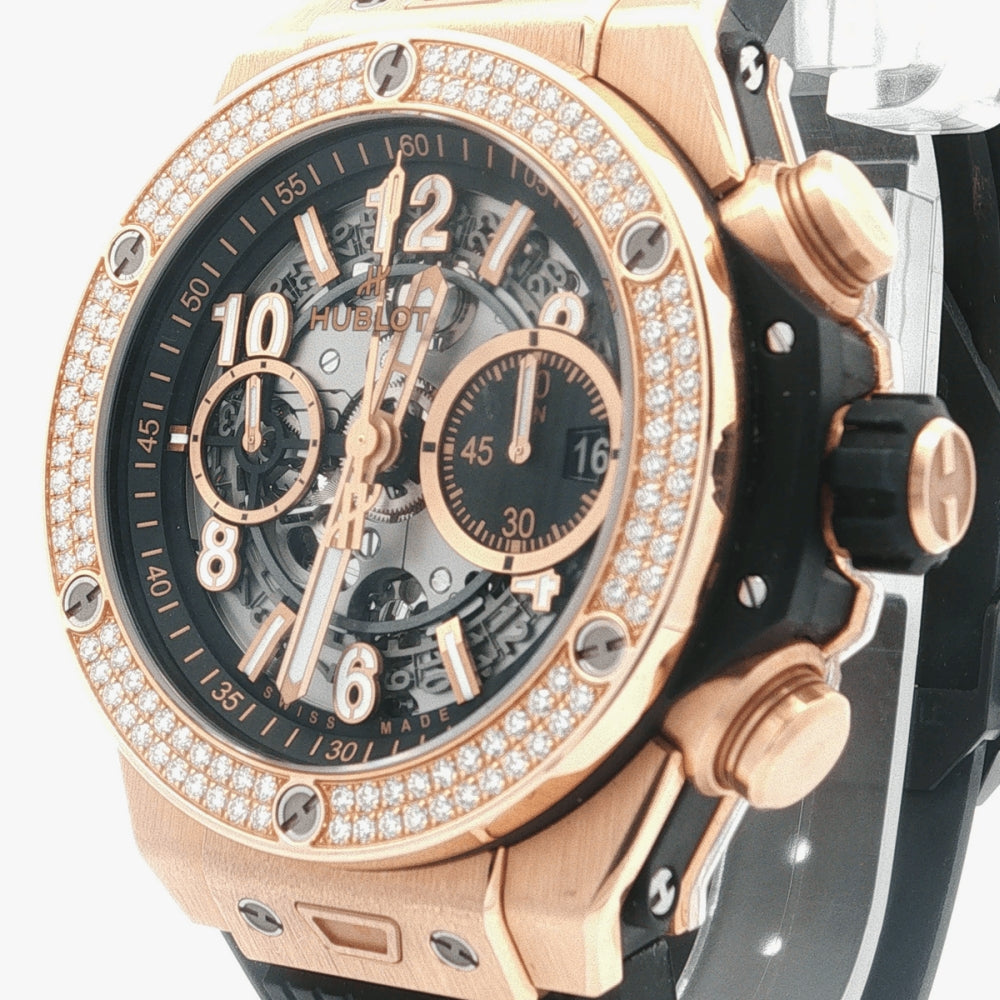Hublot Big Bang Unico King Gold Diamond Watch