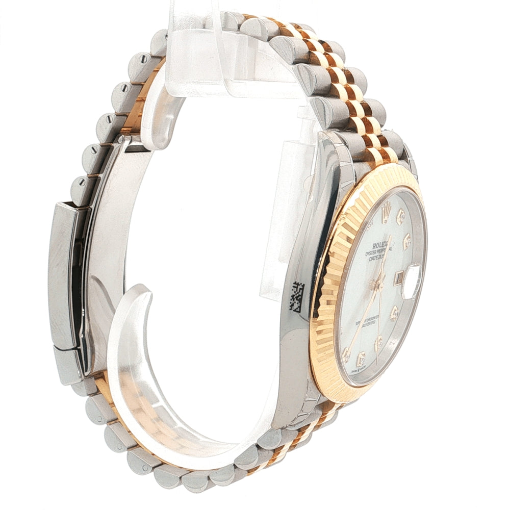 Rolex Datejust 41 Two-Tone Diamond Dial Watch