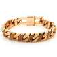 9ct Yellow Gold Diamond-Cut Curb Bracelet