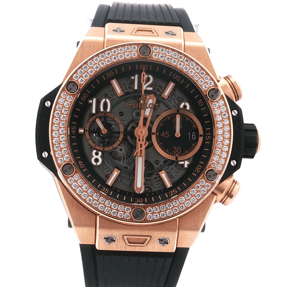 Hublot Big Bang Unico King Gold Diamond Watch