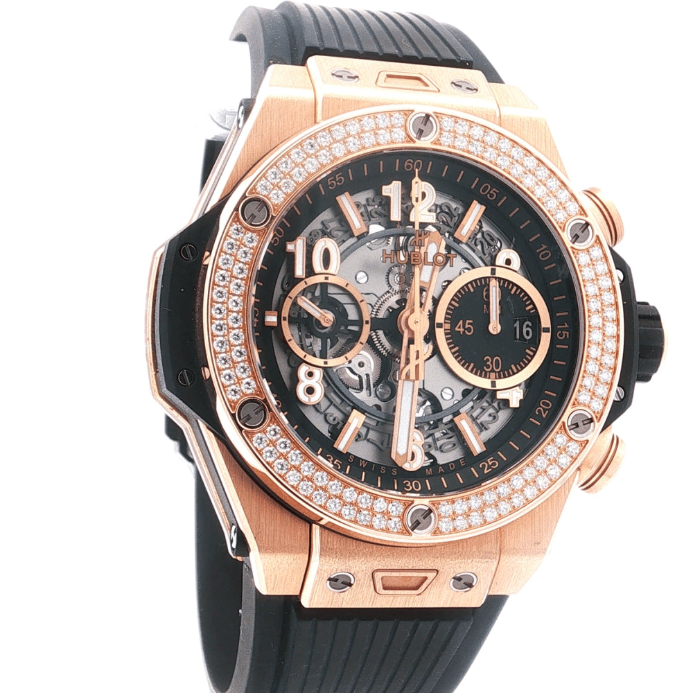 Hublot Big Bang Unico King Gold Diamond Watch