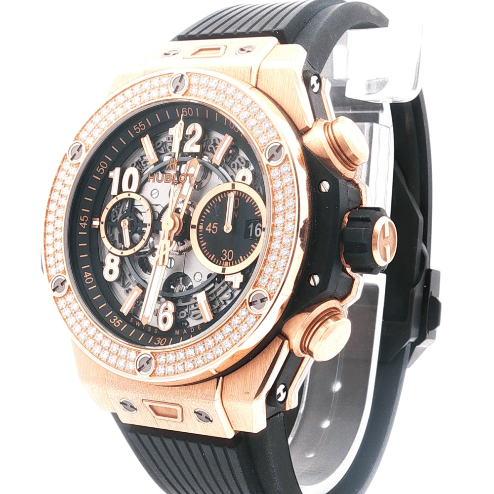 Hublot Big Bang Unico King Gold Diamond Watch