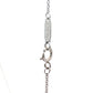 Tiffany & Co. Platinum Diamond Fleur de Lis Key Pendant Necklace
